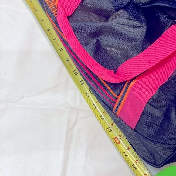 Adidas gym bag new with neon colors. - Picture 9 of 10